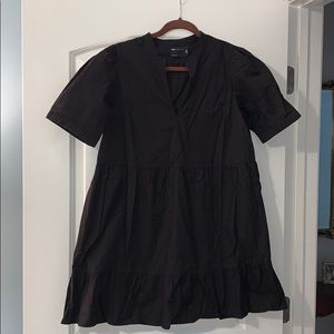 Black ASOS babydoll dress never worn